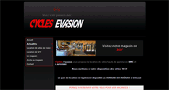 Desktop Screenshot of cycles-evasion.fr